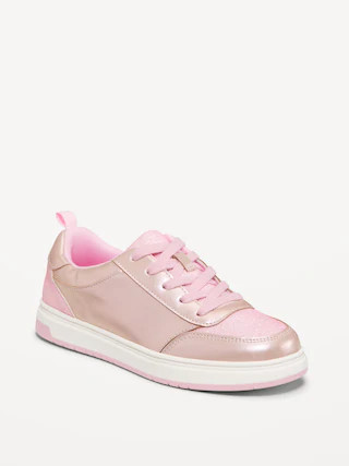 Shiny Low-Top Sneakers for Girls | Old Navy (CA)