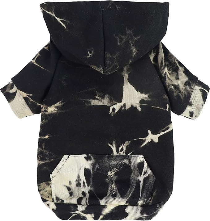Fitwarm Tie Dye Dog Hoodie Puppy Sweatshirt Pocket Doggie Winter Clothes Sweatshirt Pet Hooded Co... | Amazon (US)