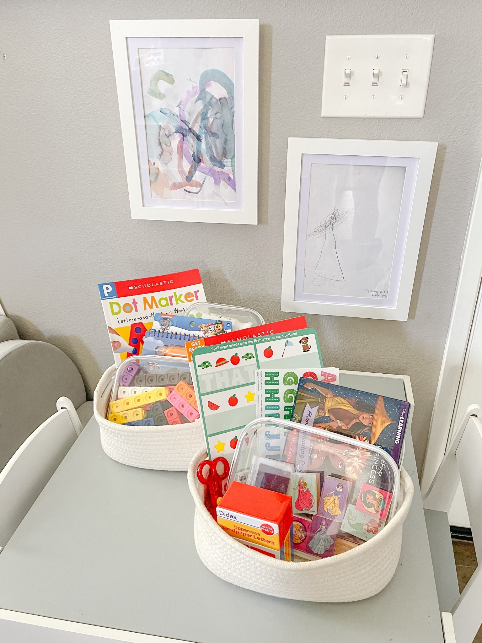 Morning basket set up for my 2 and 4 year old 🙌🏼

morning basket, toddler morning basket, preschool morning routine, toddler activities, screen-free toddler ideas, quiet time activities, Montessori at home, toddler play ideas, educational play, toddler learning, play-based learning, open-ended play




#LTKKids #LTKBaby #LTKFamily