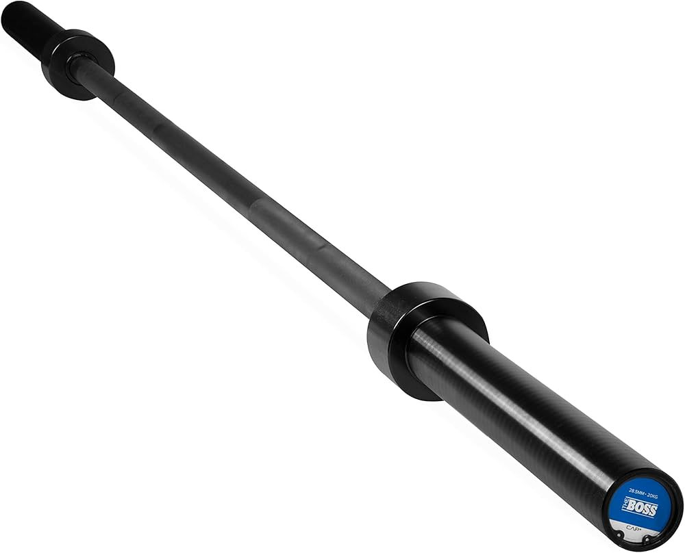 CAP Barbell The Beast (New Version) - Black/Chrome, No Center Knurl | Amazon (US)