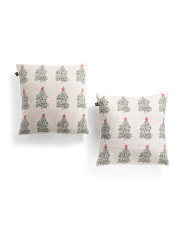 Made In Portugal 20x20 2pk Star And Tree Pillows | Global Home | Marshalls | Marshalls