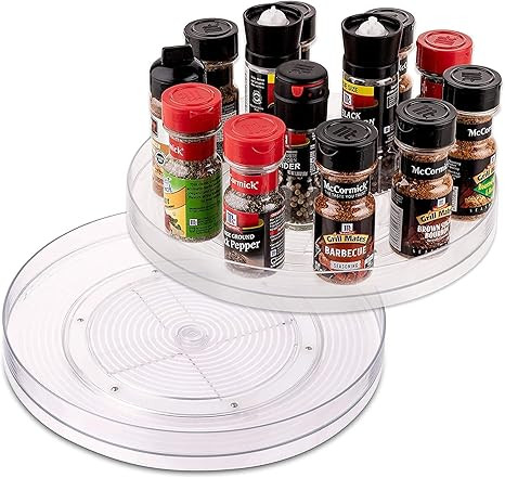 Lazy Susan Turntable Organizer - for Kitchen, Pantry, Cabinet, Dining Table, Refrigerator, Counte... | Amazon (US)