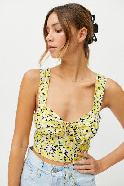 Motel Ridis Floral Tank Top | Urban Outfitters (US and RoW)