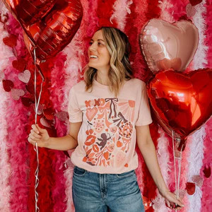Retro Valentine's Collage Tee | Mountain Moverz