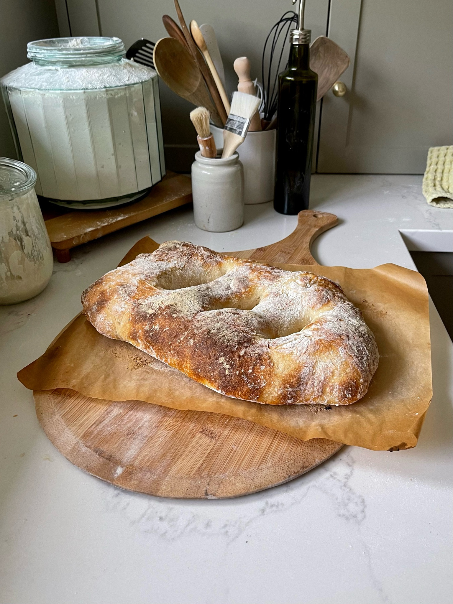 Things I used today! 
Bread, cucumber salad and German pancakes  