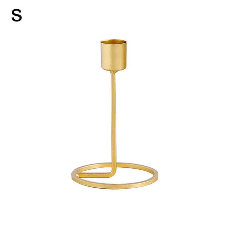 Sanwood Iron Crafts Single Head Candle Holder Candlestick Romantic Wedding Table Decor | Walmart (US)