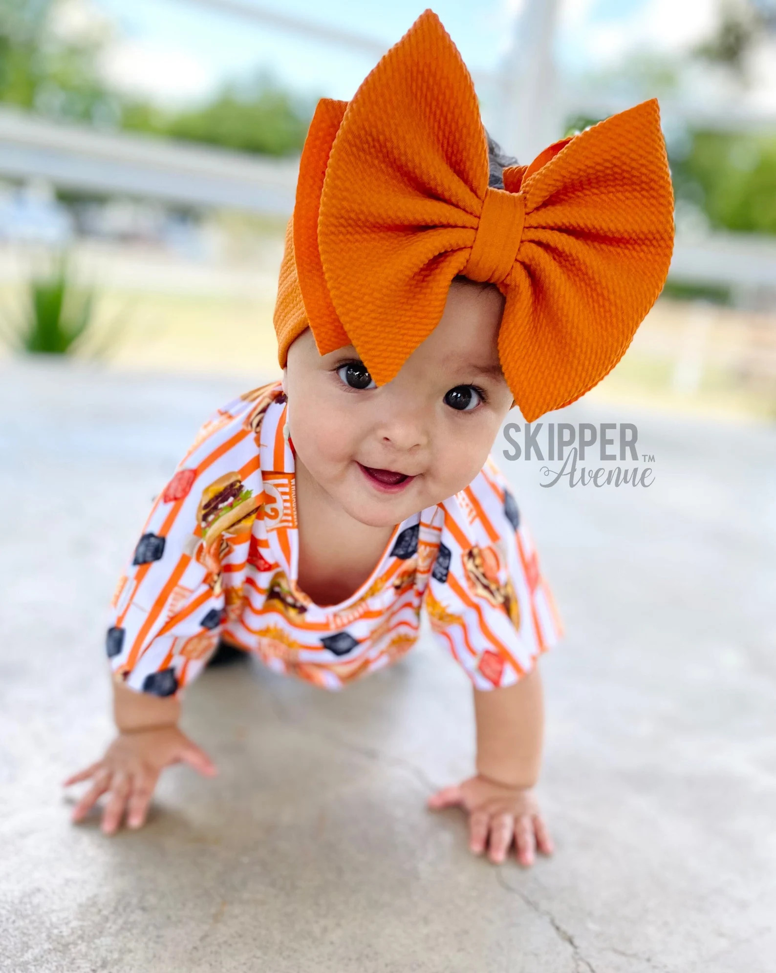 PUMPKIN ORANGE Stand-up Headwraps Permanently Sewn & - Etsy | Etsy (US)
