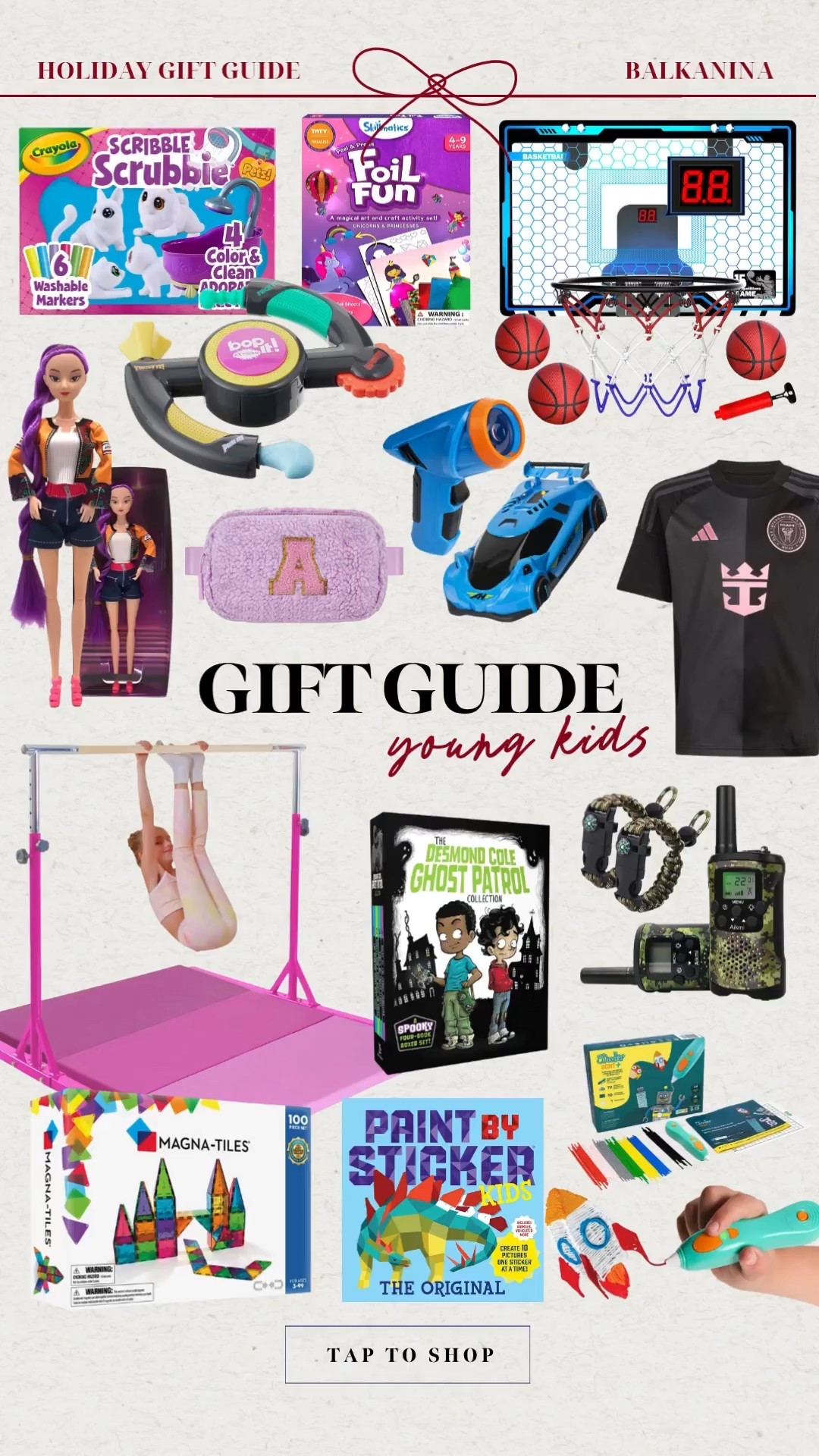 Gifts for the younger kids in your life! All things our kids have asked for or we plan on getting for Christmas! I'm trying to make toys functional around our house and not just more clutter.

Young kids gift guide, 4-10 year old gift guide, kids toys, kids gifts

#LTKHoliday #LTKKids #LTKGiftGuide
