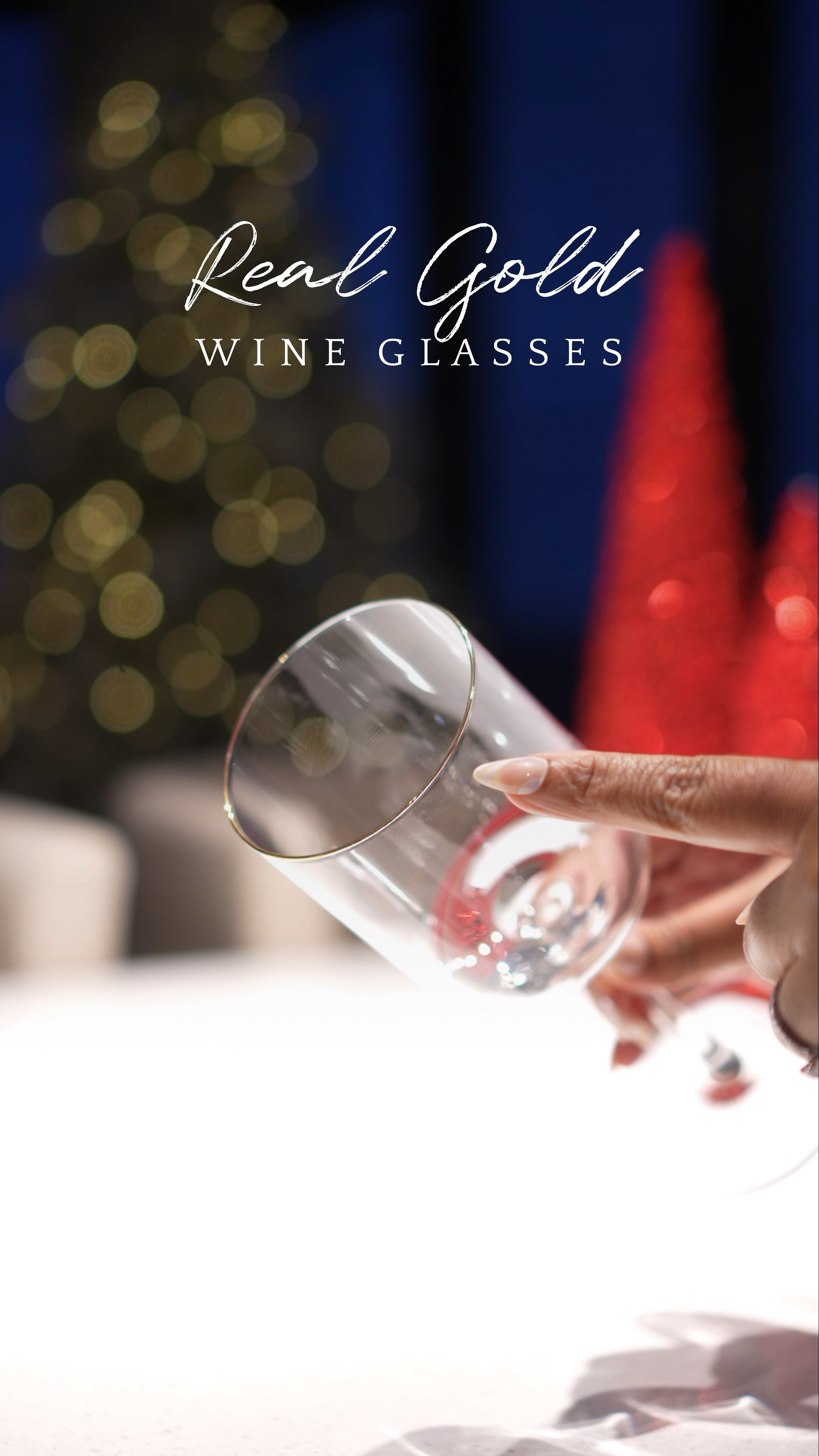 Real Gold Rimmed Wine Glasses from Walmart is sure to have you toasting in style this holiday   

#LTKhome #LTKHoliday #LTKGiftGuide