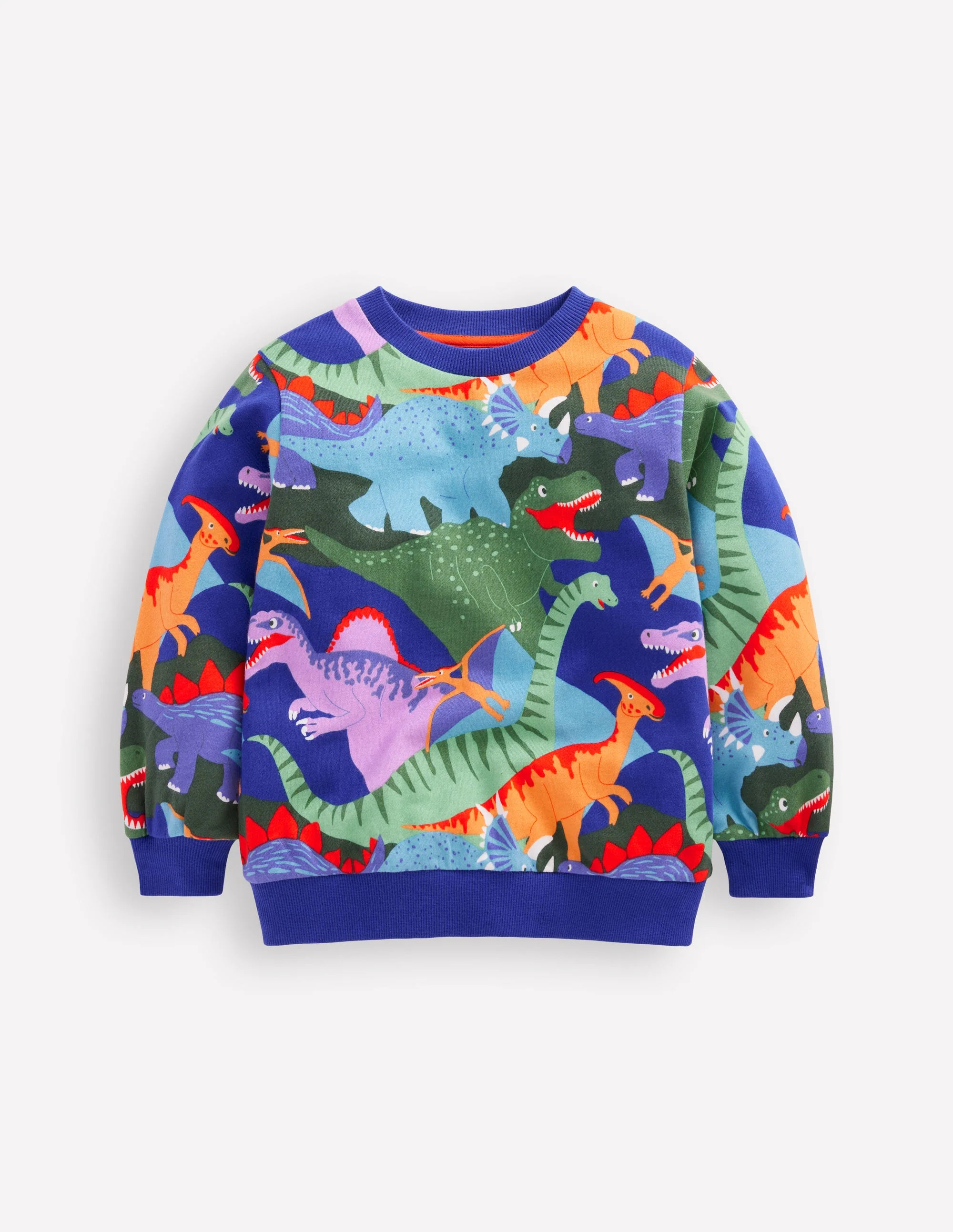 Printed Sweatshirt-Multi Dino Camo | Boden (US)
