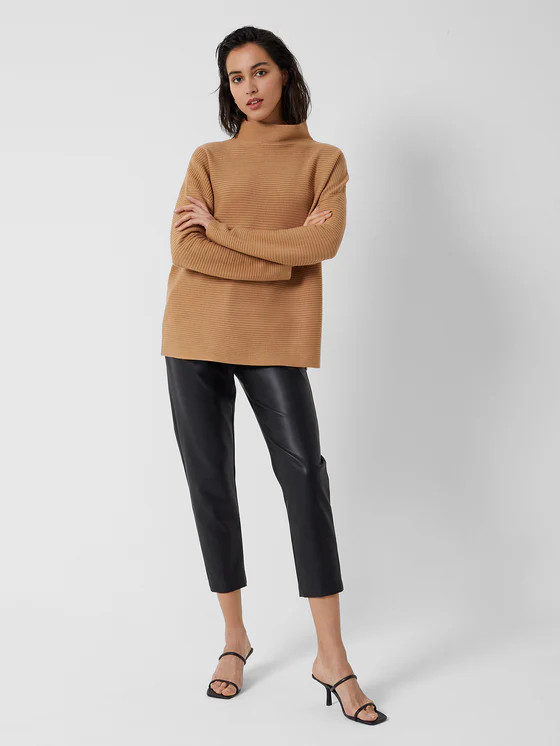 Babysoft Ribbed High-Neck Jumper | French Connection (UK)