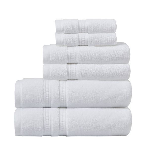 6pc Plume Cotton Feather Touch Antimicrobial Bath Towel Set - Beautyrest | Target