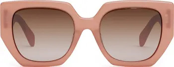 Triomphe 55mm Butterfly Sunglasses | Nordstrom