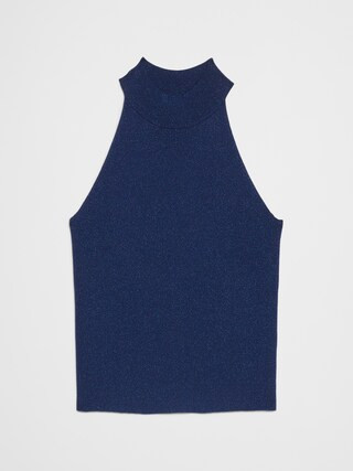 Lurex Halter Sweater Tank | Banana Republic Factory