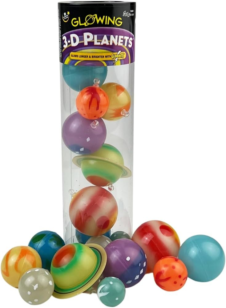 Great Explorations, 3D Glow in the Dark Planets in a Tube, Ages 5 and Up | Amazon (US)