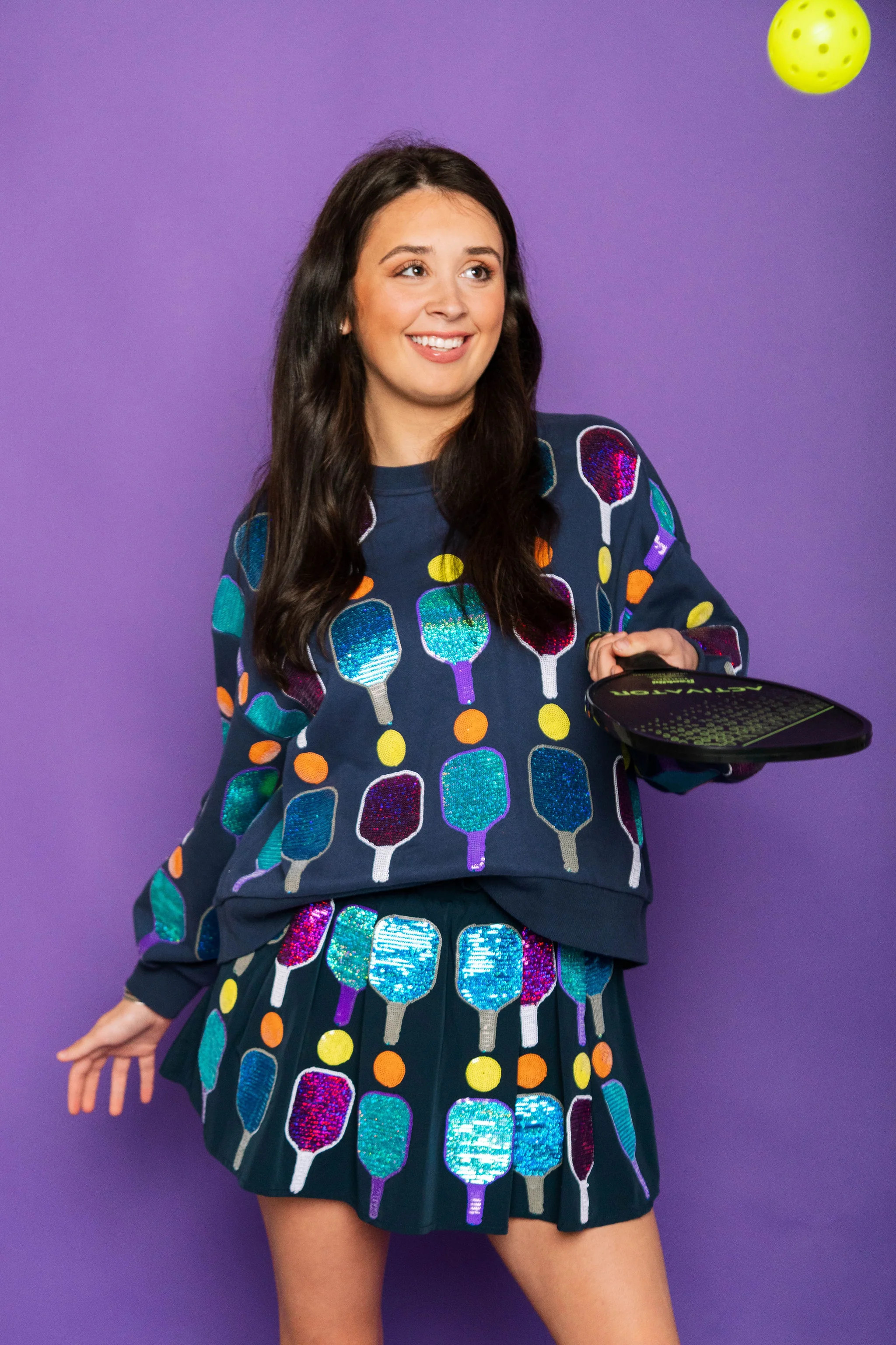 Pickleball Sweatshirt | Queen of Sparkles