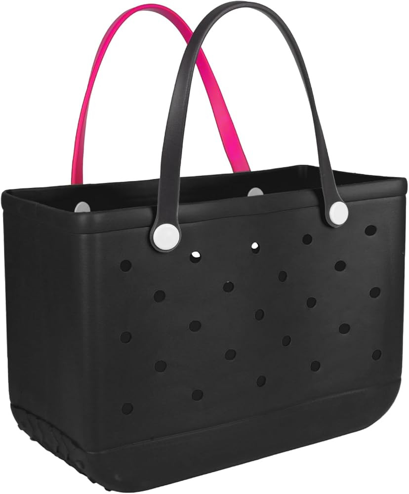 X-Large Rubber Beach Tote for Men & Women, Large Capacity Travel Bag for the Boat & Pool | Amazon (US)