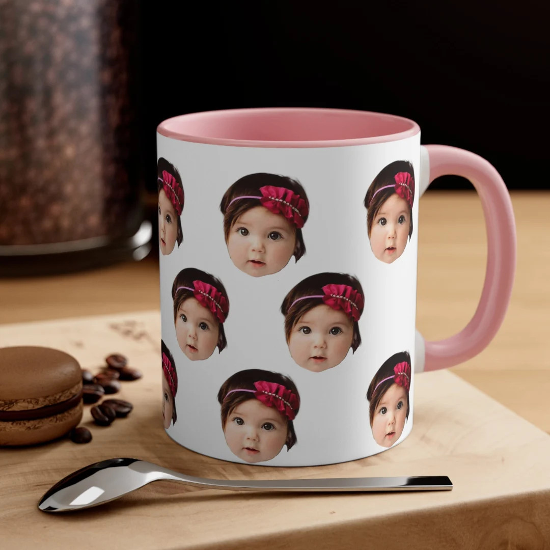 Custom Baby Face Mug, Personalized Baby Face Mug, Face on Mug, Father's Day Gift, Mother's Day Gi... | Etsy (US)
