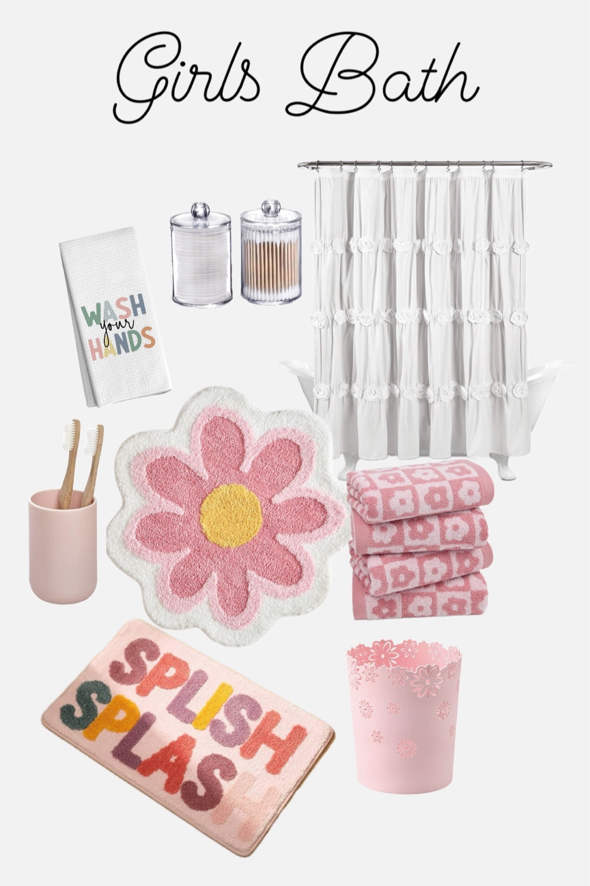 Girls bathroom decor // design // bathroom refresh 

#LTKhome #LTKkids #LTKfindsunder50