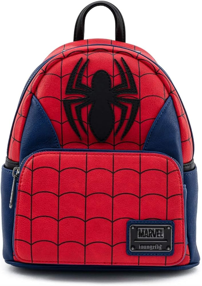 Loungefly Marvel Spider Man Classic Cosplay Womens Double Strap Shoulder Bag Purse | Amazon (US)