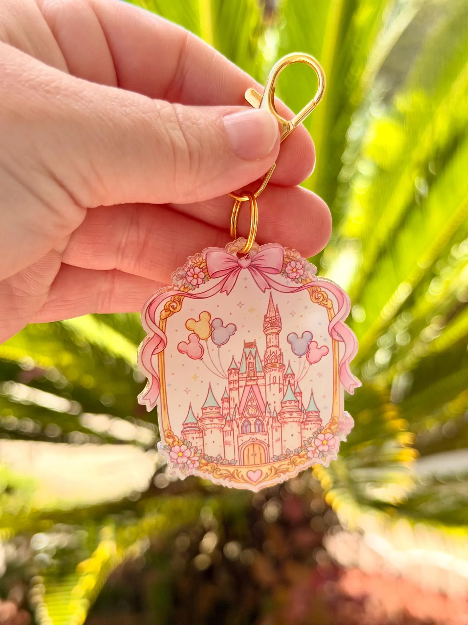 Bag Charm Happy Days are at the Castle: Cinderella, Disney Inspired Accessories, Handmade | Etsy (Global)