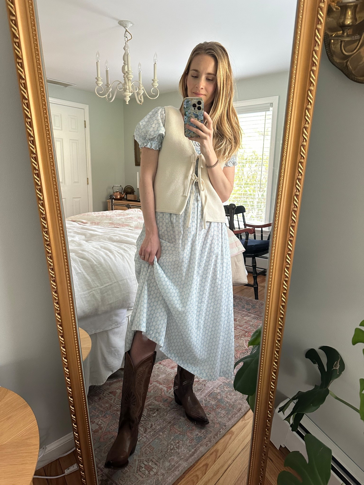 cowboy boots + sundress 🤍

#LTKSeasonal