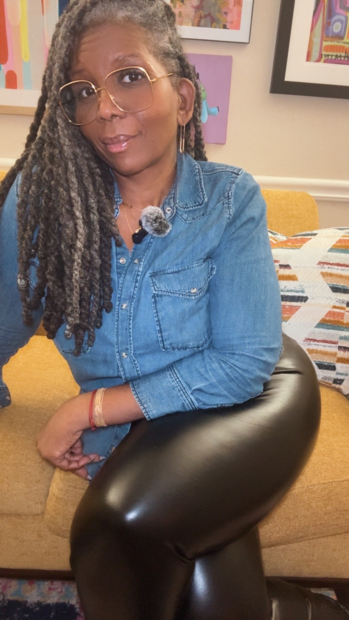 My grandson: “😂 why are your pants so shiny?” But these faux leather leggings were perfect for dance battles, a 3 point contest and Thanksgiving pre-gaming 😂 

#LTKSaleAlert #LTKdayinmylife #LTKFindsUnder50