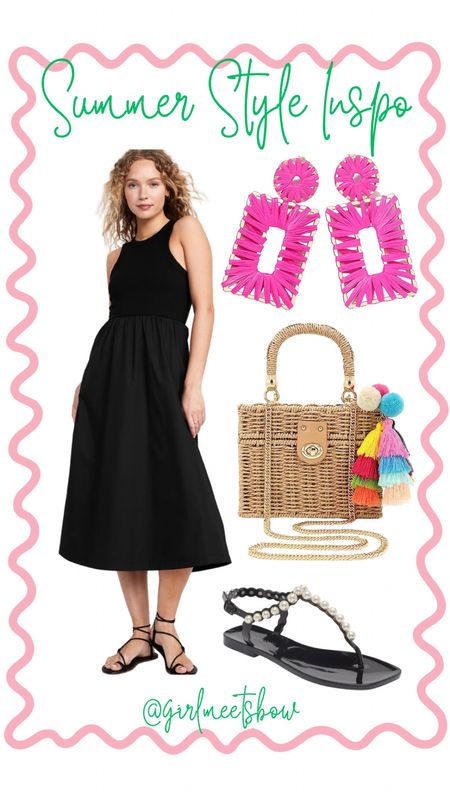 Summer style outfit inspo! Little black dress for summer. Summer dress. 

#LTKSeasonal #LTKstyletip #LTKunder50
