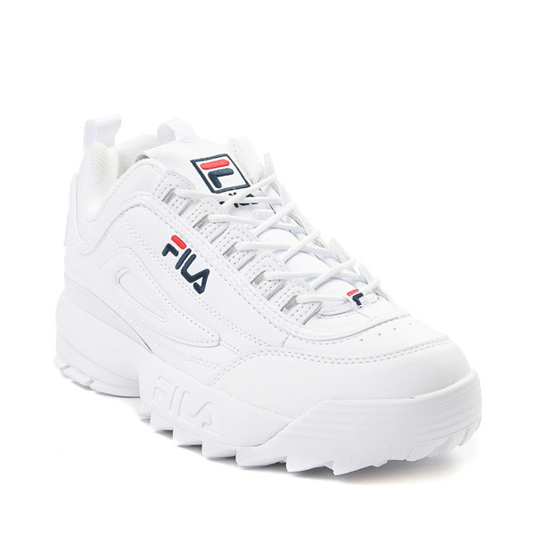 Womens Fila Disruptor 2 Premium Athletic Shoe - White | Journeys