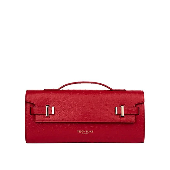 Teddy Blake Raya Ostrich 12" - Red - Shop | Shop.com