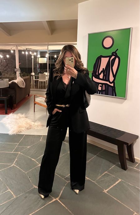 #OOTN 

Heading out for my first ever #GrammysParty ✨

It’s raining out, so I pulled together an outfit that I thought would work well with the weather but at the same time SUPER chic!

Jumpsuit: #RipleyRader (similar linked)
Tank: #CosaBella
Belt: vintage #JudithLeiber (similar linked)
Jacket: #Zara (similar linked)
Bag: #Prada
Boots: #Schutz (sold out, similar linked)

#LTKParty #LTKFashion #LTKootn 


#LTKstyletip #LTKMostLoved #LTKSeasonal