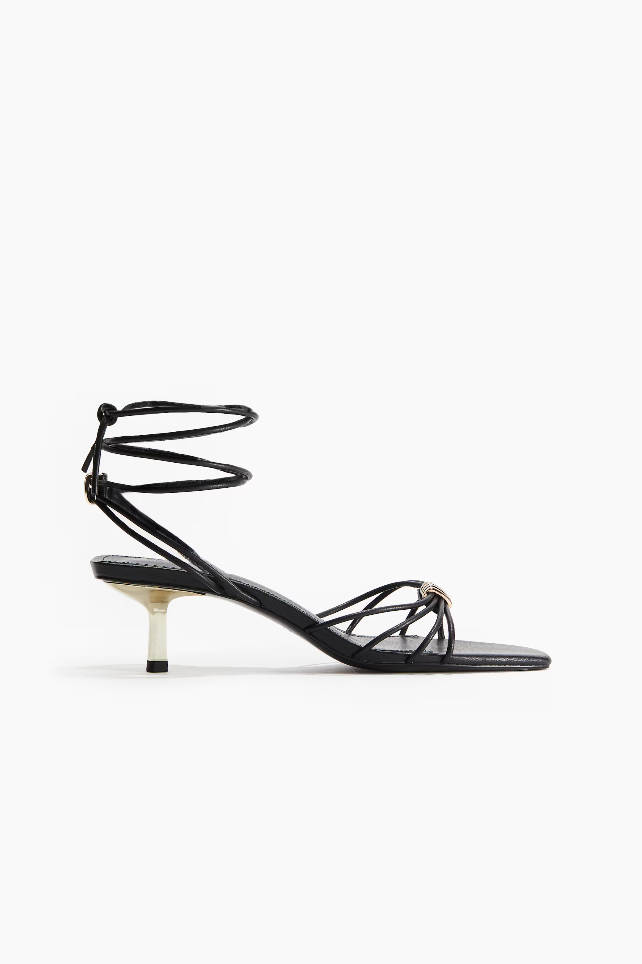 Heeled strappy sandals | H&M (UK, MY, IN, SG, PH, TW, HK)
