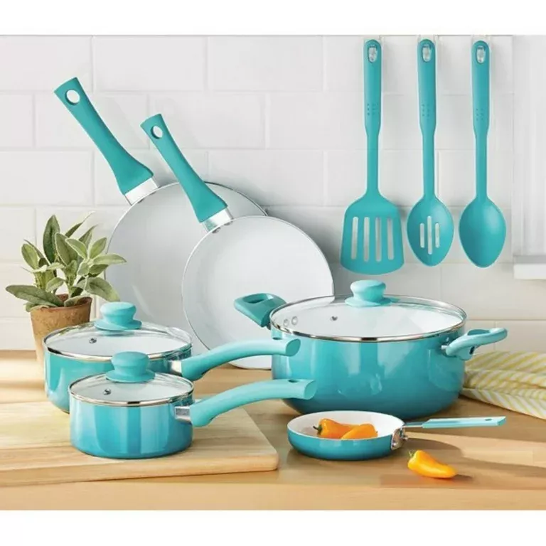 Caannasweis 12 Pieces Nonstick Cookware Sets