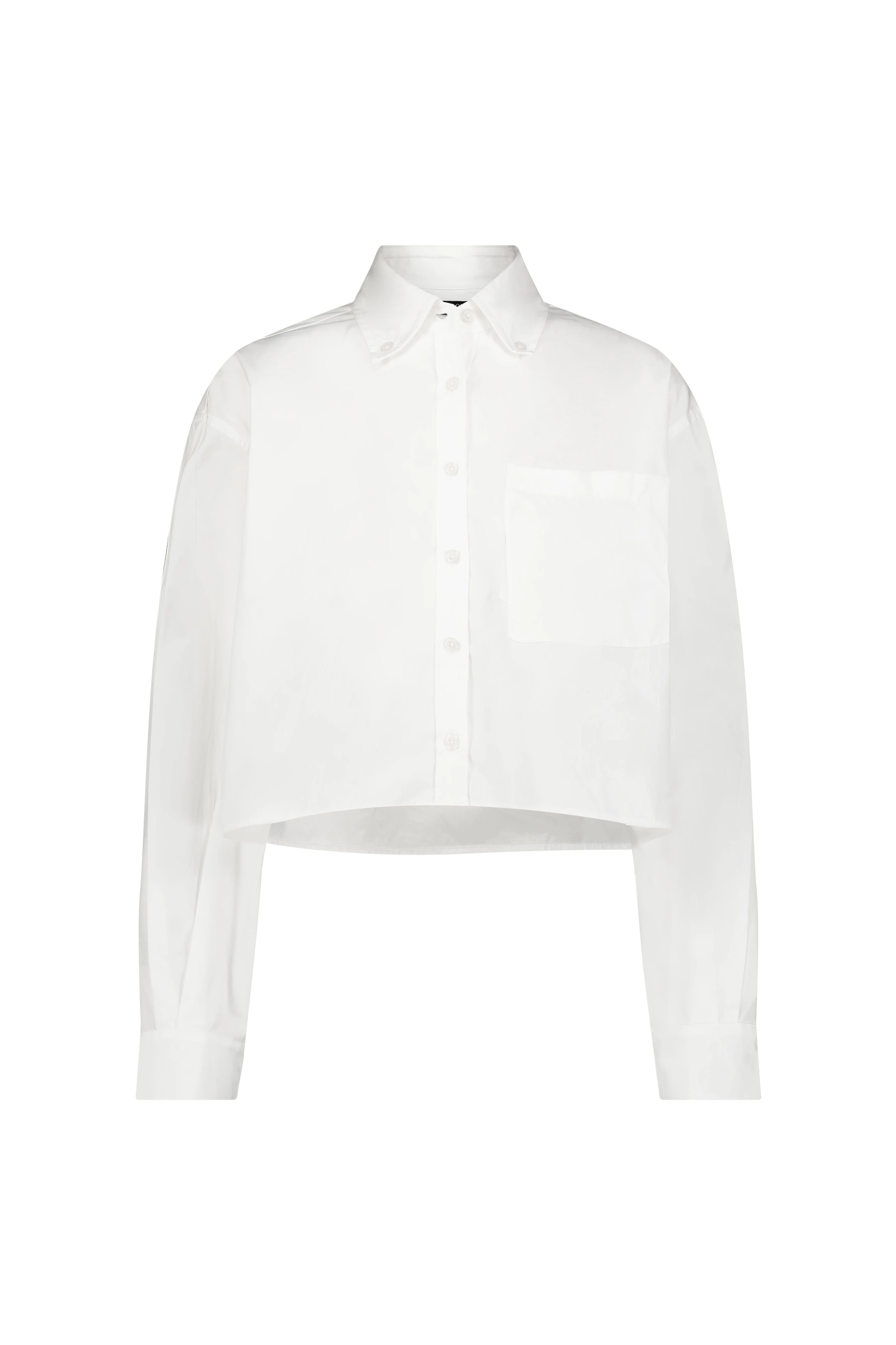 Boxy White Button-Down Shirt | MAYSON the label