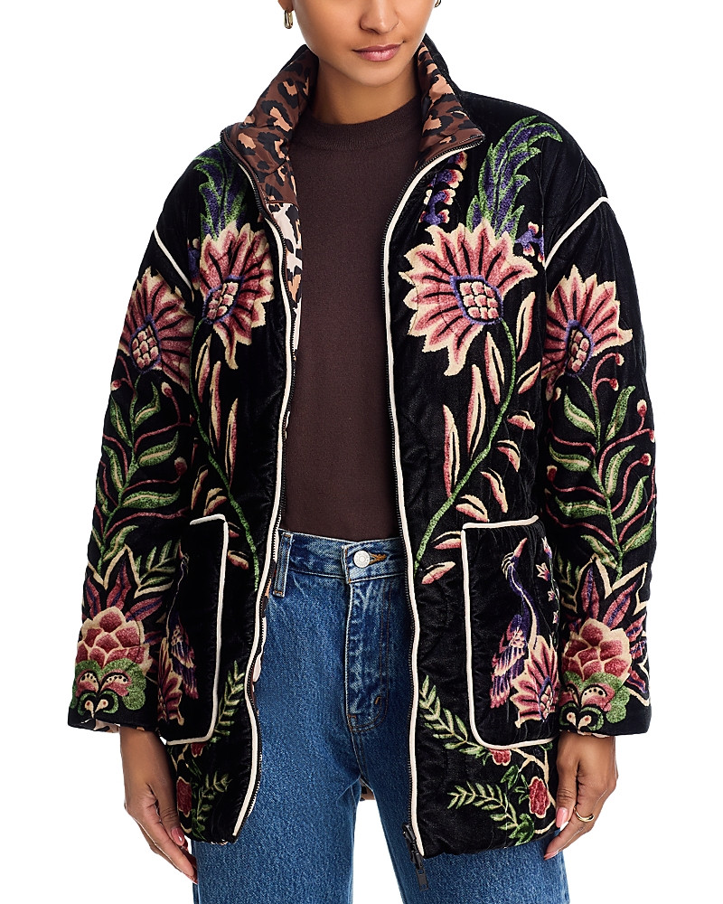 Farm Rio Reversible Marvelous Garden Puffer Jacket | Bloomingdale's (US)