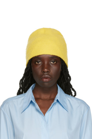 Yellow Nidhi Beanie | SSENSE