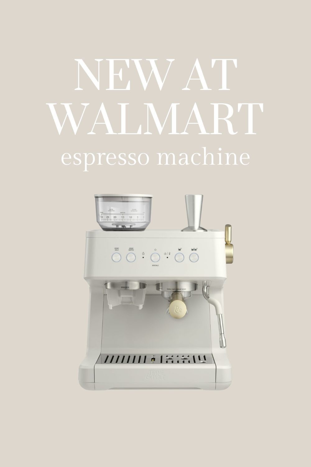 Pretty new espresso machine at Walmart! 

#LTKHome