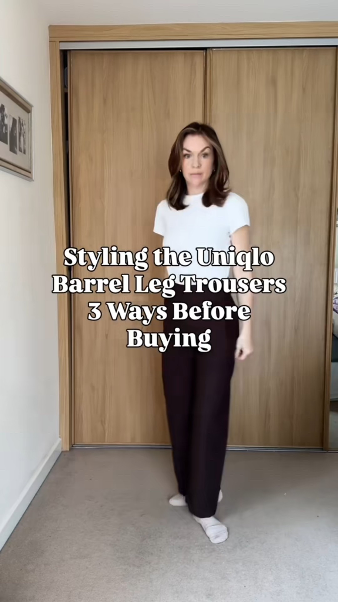 Uniqlo trousers style 3 ways. 

#LTKstyletip #LTKuk #LTKwinter