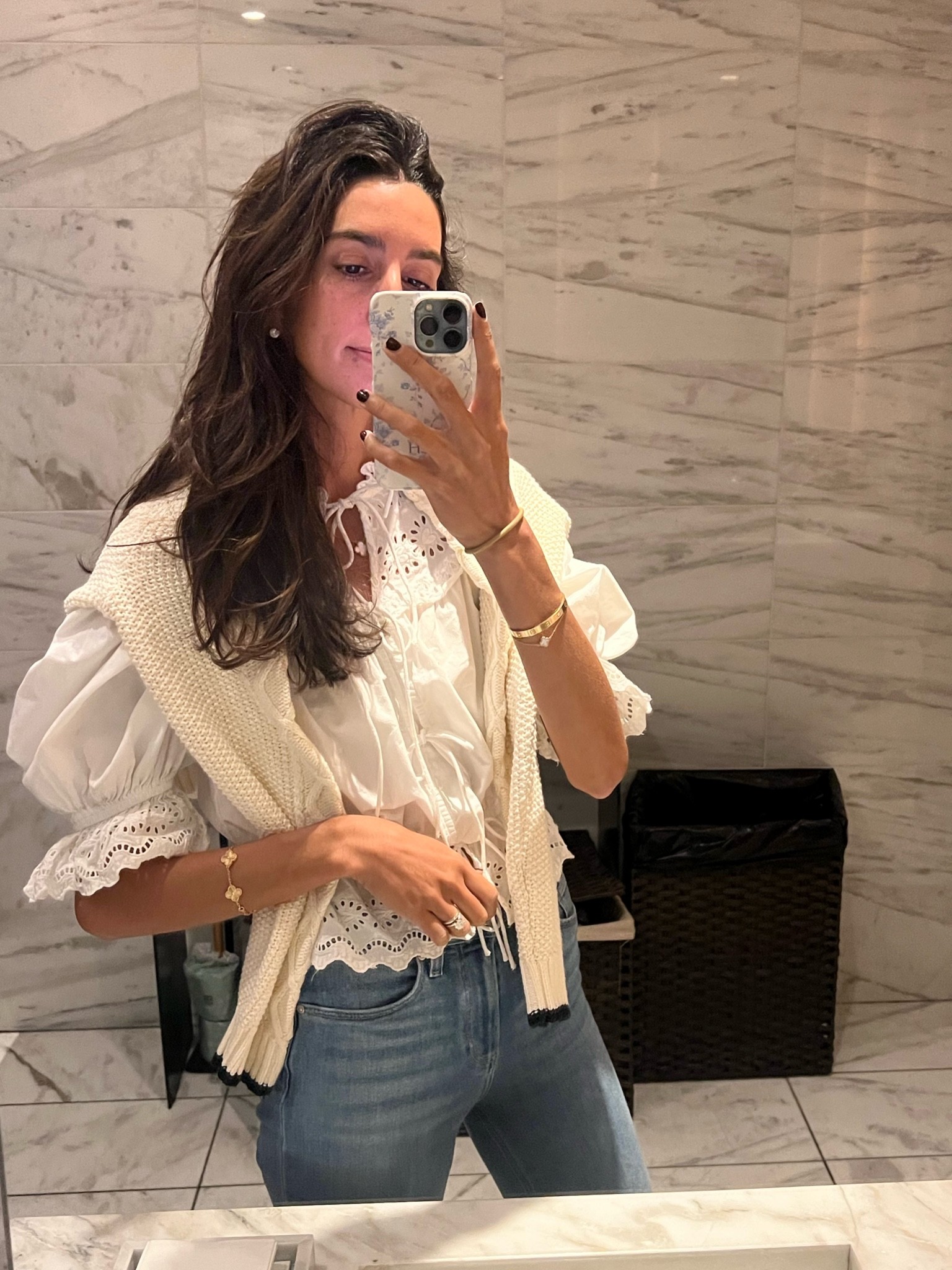 puff sleeve top and jeans look

#LTKfit #LTKsalealert #LTKstyletip