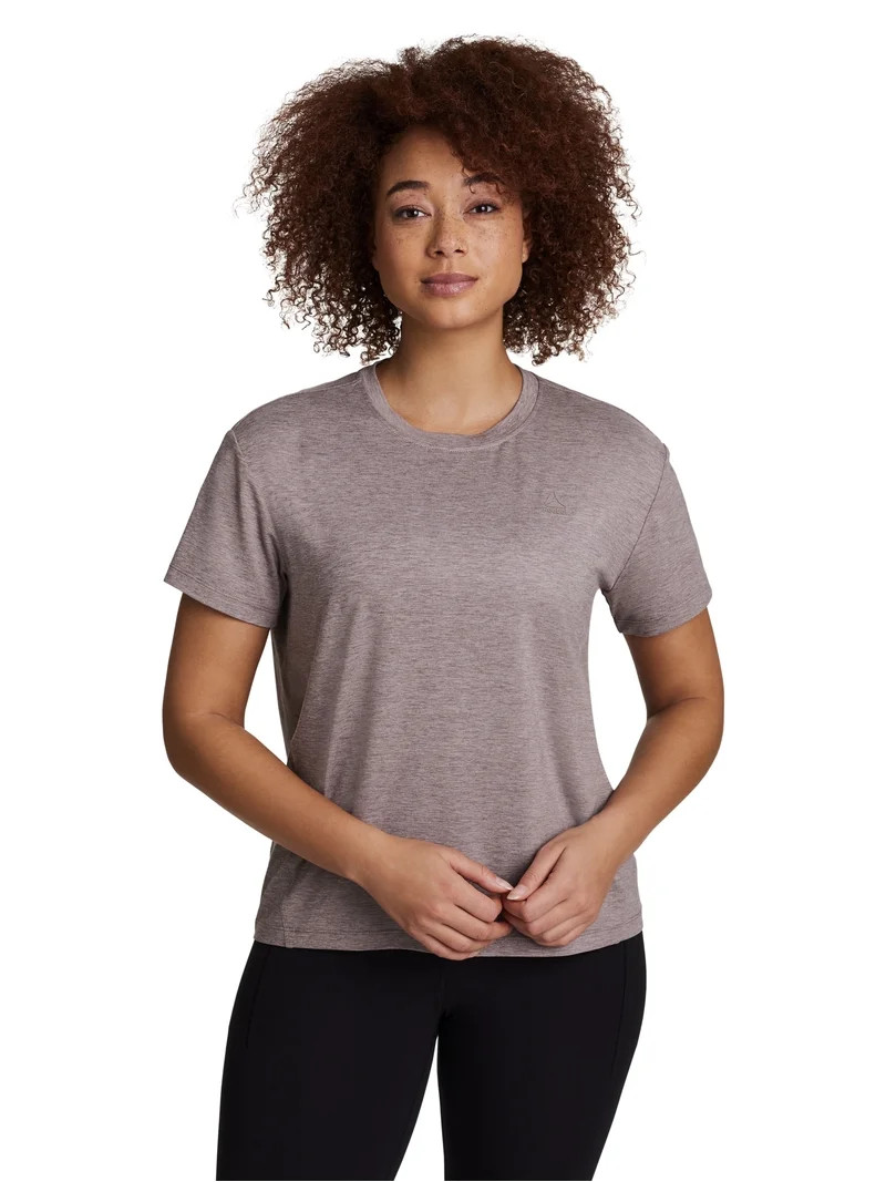 Reebok Women's Legacy 2.0 Meet and Greet Short Sleeve Top, Sizes XS-4X | Walmart (US)