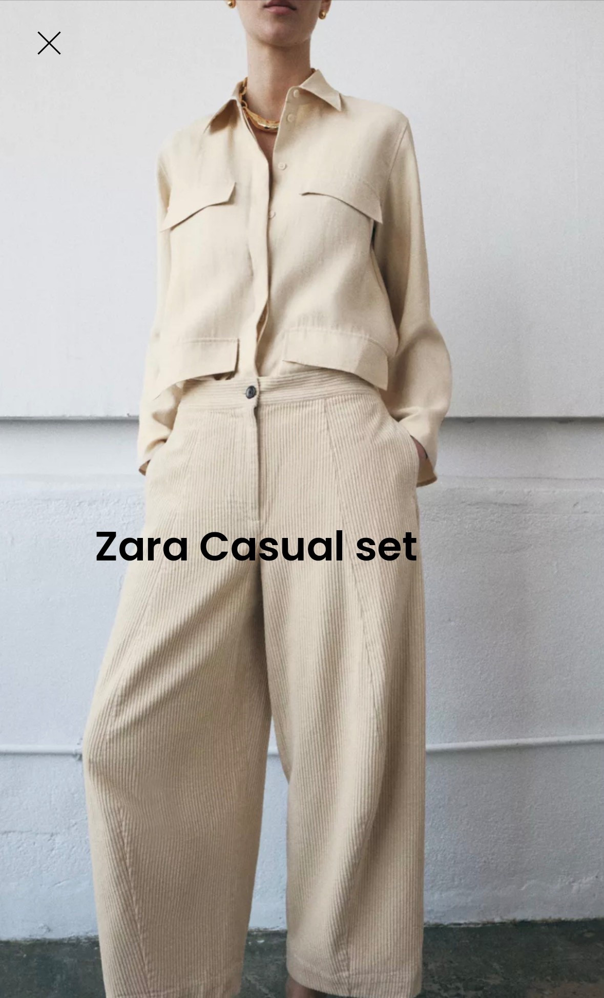 Zara casual set for work or after work activities 

#LTKootd #LTKActive #LTKWorkwear