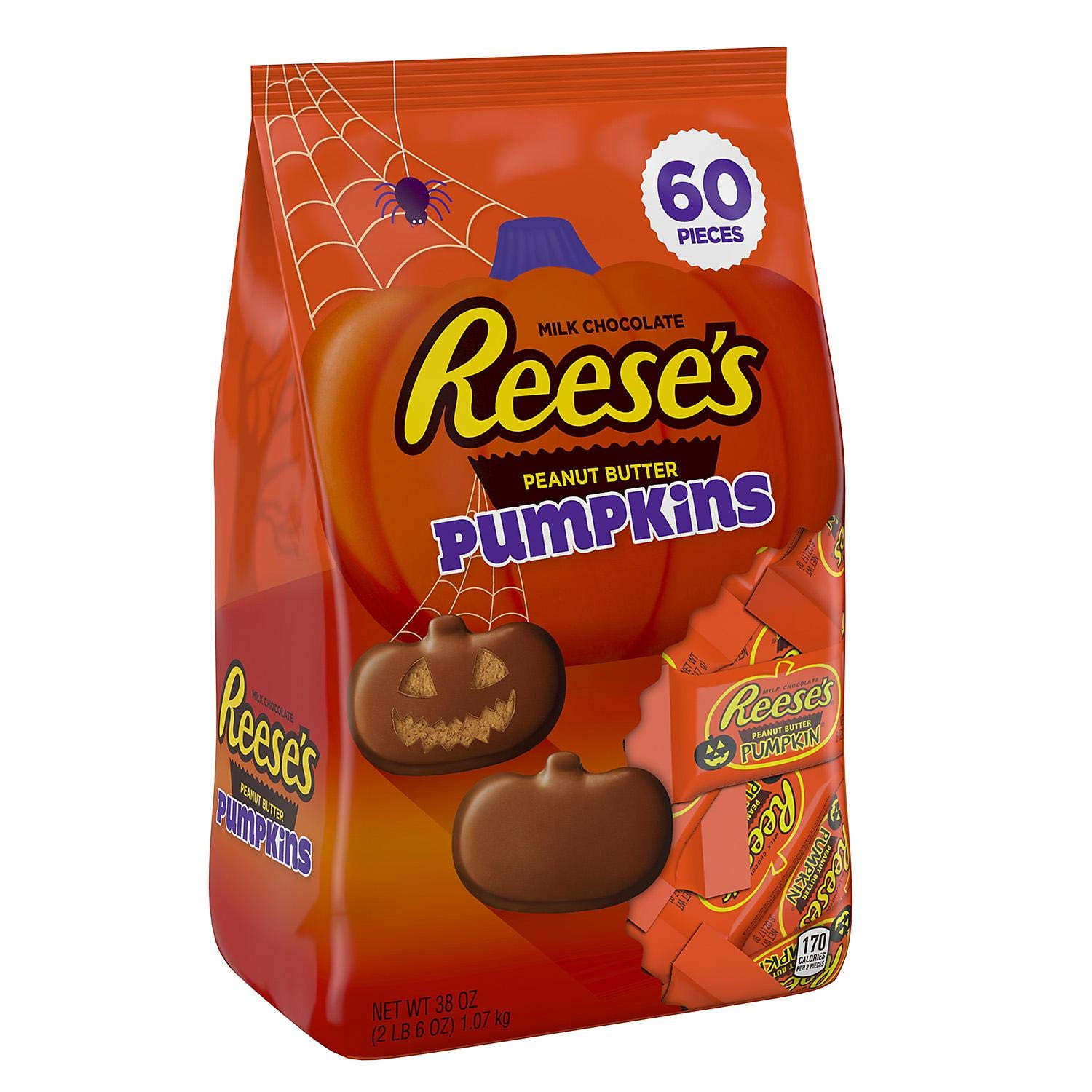 Reese's Peanut Butter Pumpkins 60CT 38OZ | Amazon (US)