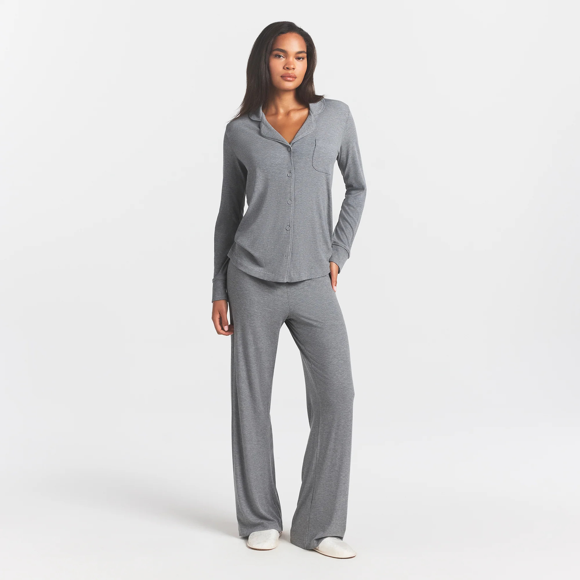 SKIMS Pajama Set | Grey | 2XL | Soft Lounge | SKIMS (US)