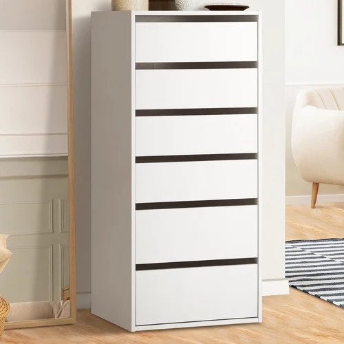 LivingFusion Cassandra 6 Drawer Wardrobe | Temple & Webster | Temple & Webster AU