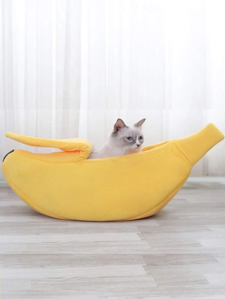 1pc Banana Design Pet Bed | SHEIN