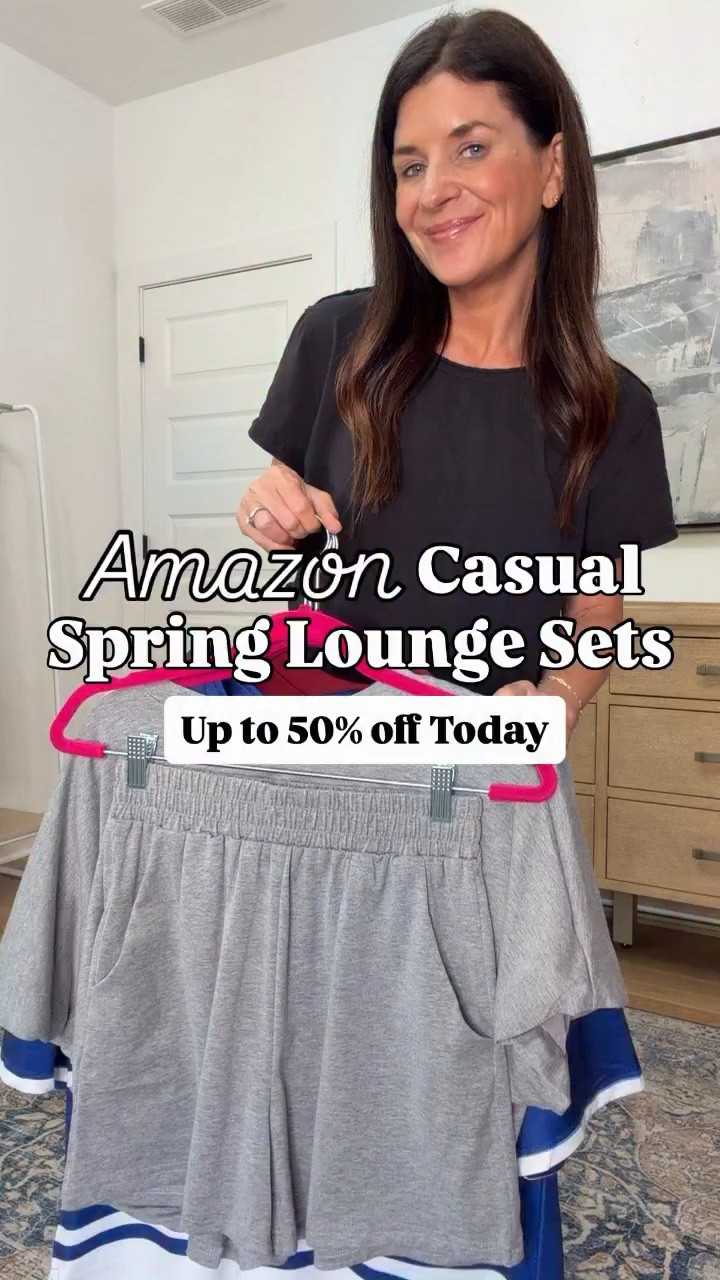 Casual Sets for Spring!  Up to 50% off today!

Blog post - https://addictedto2dayshipping.com/2026/04/19/casual-matching-sets-4-18/

*Grey Short Set - EIOG5RBC. Promo expires 4/30

*Navy Stripe set - IF9GIXH8. Promo expires 4/20

*Pant Set w/ white piping - 73GADL8K. Promo expires 4/22. Works for the following colors: dark grey, black, dark beige, beige, army green, and blue grey


#LTKOver40 #LTKSaleAlert #LTKPetite