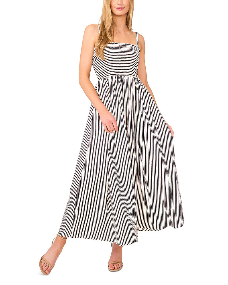 CeCe Striped Smocked Maxi Dress | Bloomingdale's (US)