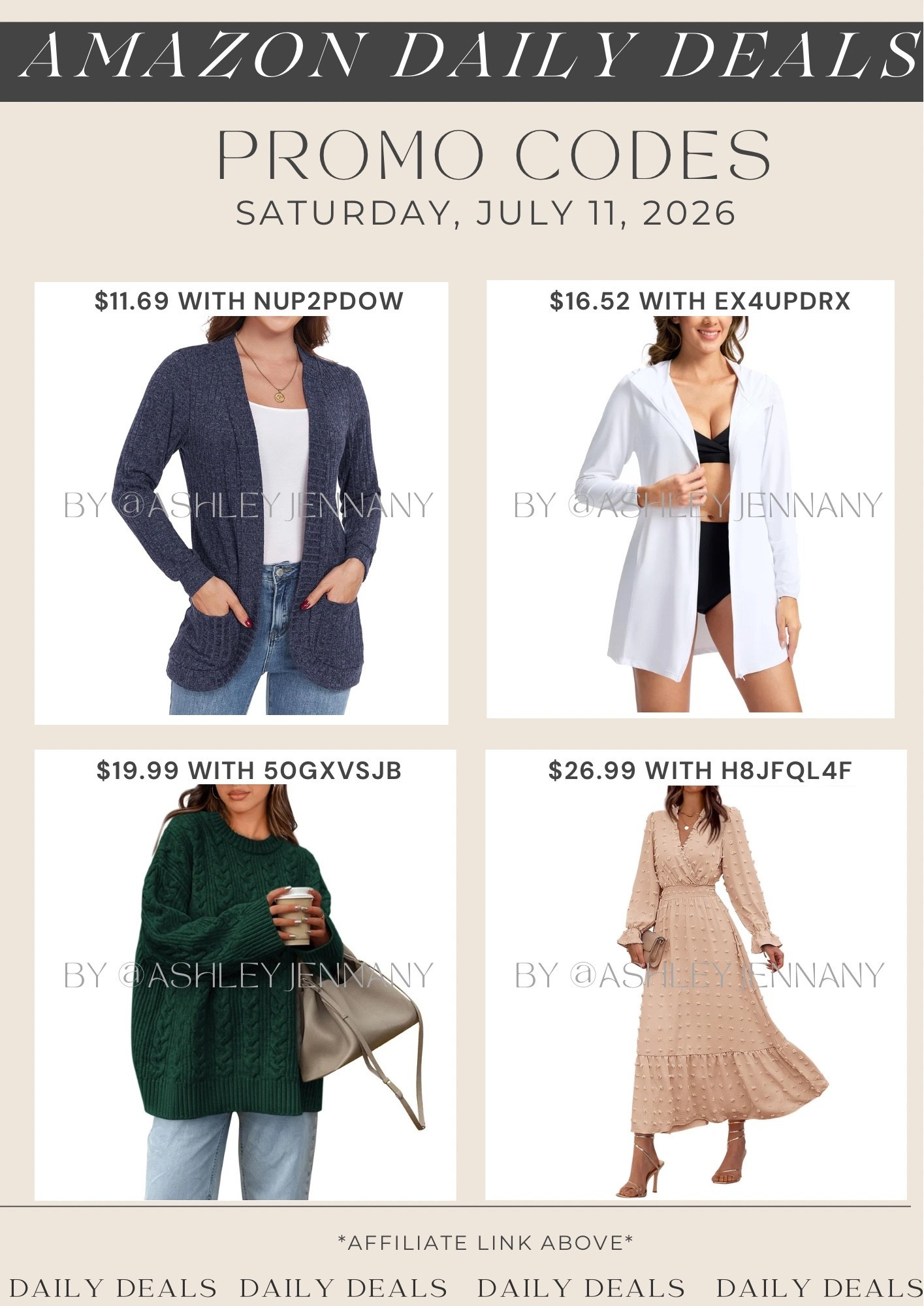 Amazon deals

#LTKSaleAlert #LTKMidsize #LTKootd