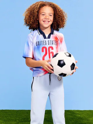 FIFA World Cup 26™ USA Lifestyle Collared Jersey T-Shirt for Kids | Old Navy (US)