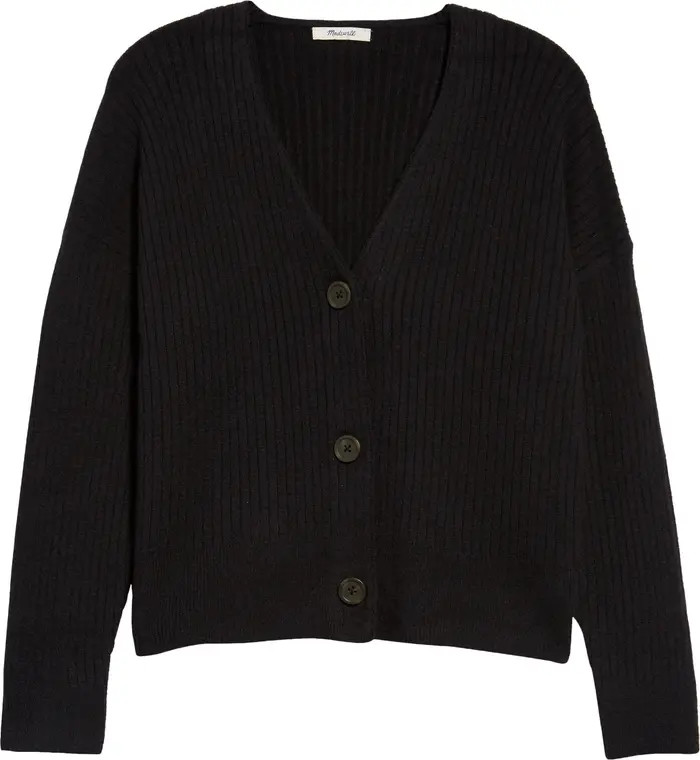 Madewell Cameron Ribbed Crop Cardigan | Nordstrom | Nordstrom